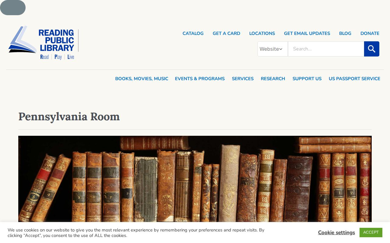 Berks County city directory material at Reading Public Library Pennsylvania Room